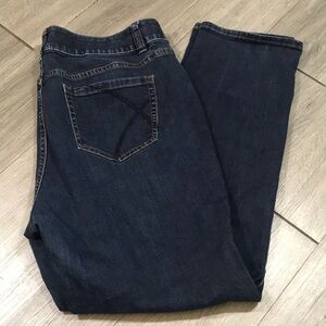 Lane Bryant High Rise Straight Tighter Tummy Technology Medium Wash Jeans